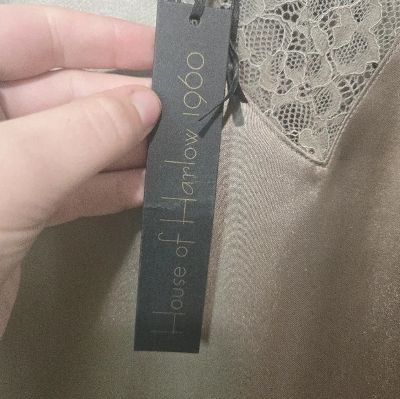 House Of Harlow Satin Effect Slip Dress - Picture 5 of 11